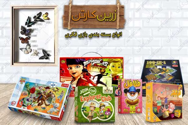 جعبه بسته بندی بازی فکری