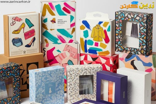 انواع جعبه بسته بندی لباس و پوشاک