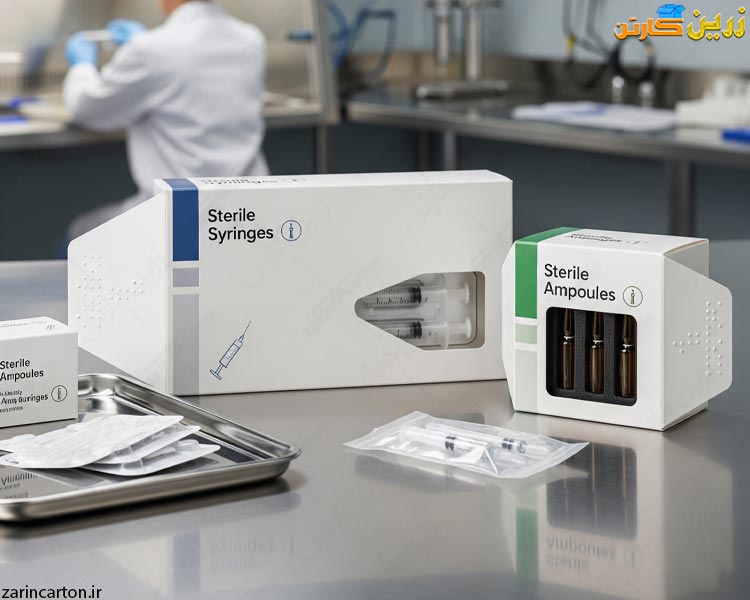 جعبه بسته بندی سُرنگ و آمپول: راهنمای جامع تولید، برندینگ و صادرات