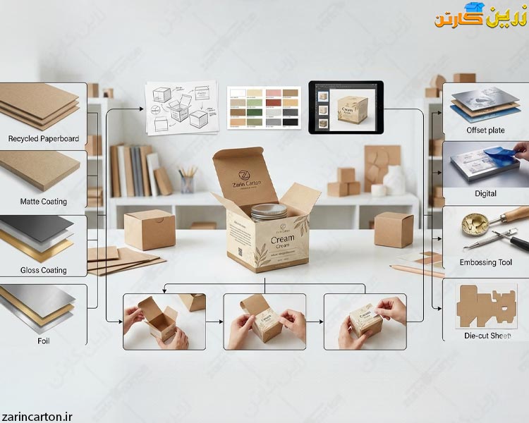 فرآیندهای چاپ و خدمات پس از چاپ: خلق جلوه لوکس